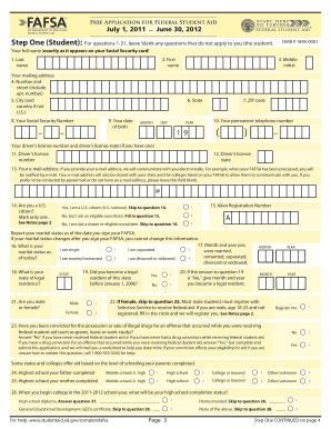 Free Application for Federal Student Aid