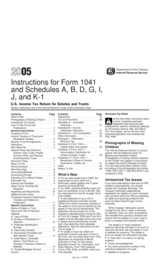 Instructions for Form 1041