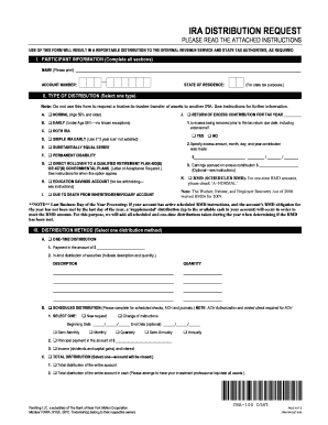 IRA Distribution Request Form - Post Resch Tallon Group