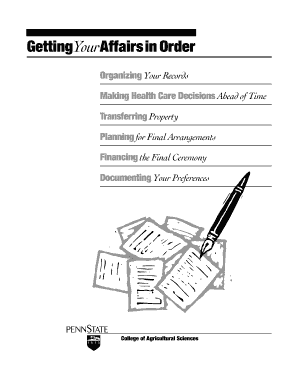 Aarp Estate Planning Organizer Edit Online Fill Print - 