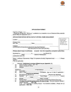 Indian Oil Retail Outlet Dealership Application