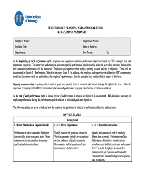 annual performan review form