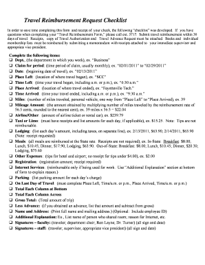 Travel claim form template - Travel Reimbursement Request - Sandhills Community College - sandhills