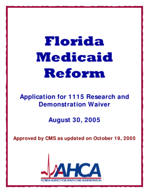 Florida Medicaid Reform - Agency for Health Care Administration ...