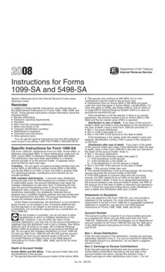 Instructions for Forms 1099-SA and 5498-SA