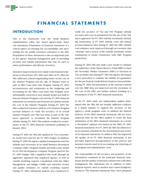 Fillable Online archive sba SBA Performance and Accountability Report ...