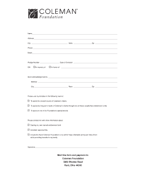 Donation Form