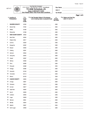 Utah Grocery Food Sales Tax Form