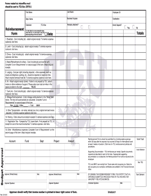 bookkeeping job expense templates