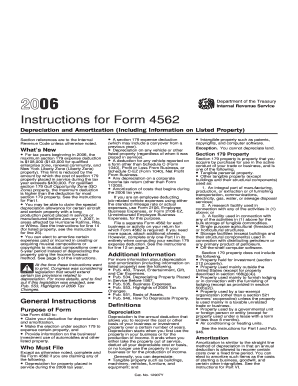 Instructions for Form 4562