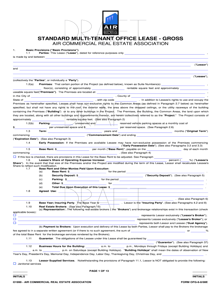 lease form ofg 6 8 Preview on Page 1