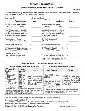 what to fill in leave sheet