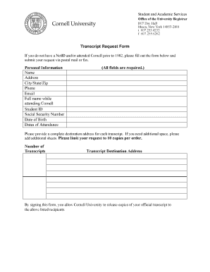 University transcript sample pdf - 6072554232 form