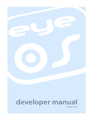 Message map template - eyeos developer manual form