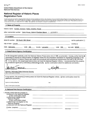 National Register of Historic Places Registration Form