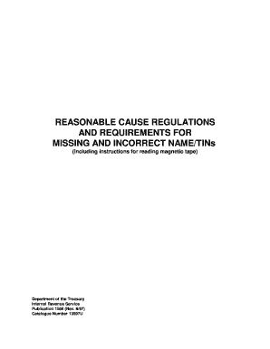 IRS Notice 972CG Penalty Proposal