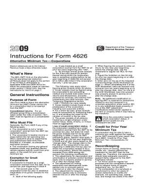 IRS Form 4626 Instructions