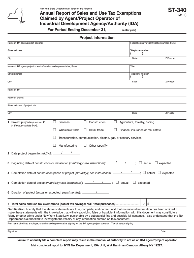 form 340 Preview on Page 1