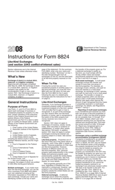 IRS Form 8824 Instructions