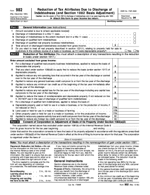 IRS Form 982