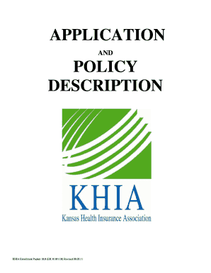 Kansas Health Insurance Application