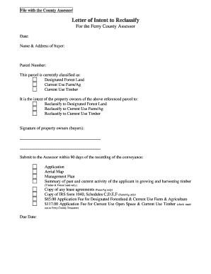 sample letter of intent for reclassification