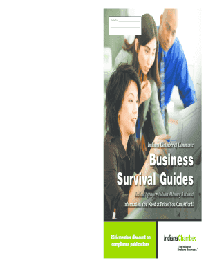 Indiana Chamber of Commerce Order Form