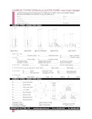 blank reamer print form