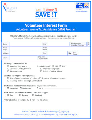 Volunteer Interest Form