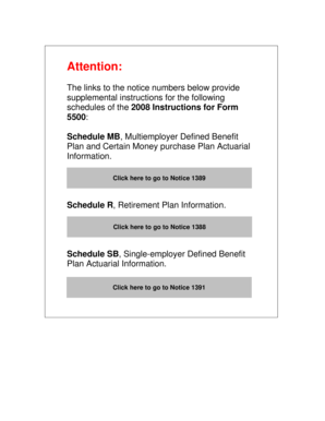 2008 Form 5500 Instructions