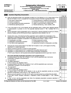 2011 form 990 schedule j