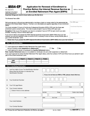 irs form 8554