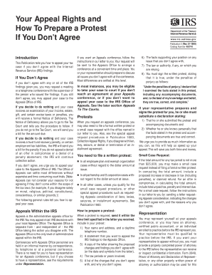 IRS Tax Appeal Rights and Protest Guide