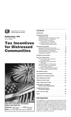 IRS Publication 954 Tax Incentives