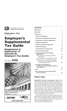 IRS Publication 15-A (2008)