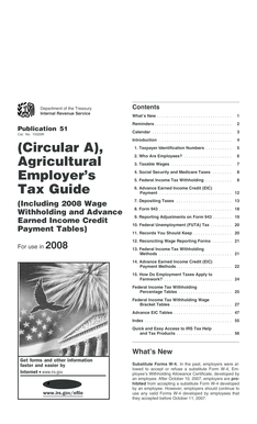 IRS Publication 51 2008