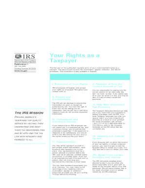 IRS Taxpayer Rights Publication 1