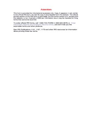 IRS Form 1099-A