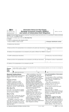 Form 8811 Information Return for Real Estate