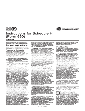 Instructions for Schedule H (Form 990)