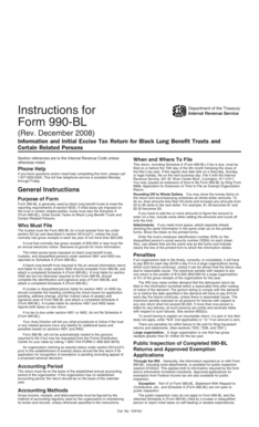 Form 990-BL Instructions