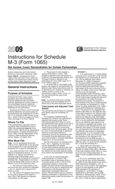 Instructions for Schedule M-3 (Form 1065)