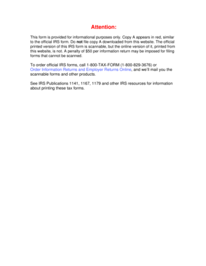 IRS Form 1099-B 2009