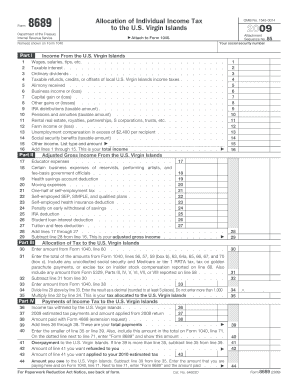 Form 8689 Allocation of Individual Income Tax