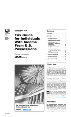 IRS Publication 570 Tax Guide