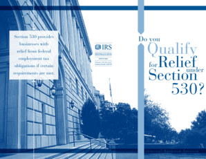 IRS Section 530 Relief Requirements
