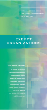 IRS Exempt Organizations Brochure