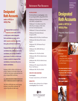 IRS Publication 560 Retirement Plans