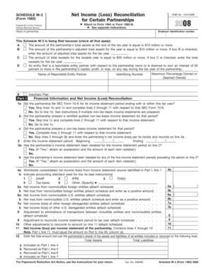 Schedule M-3 Form 1065