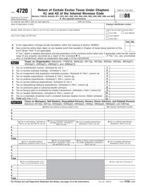 Form 4720 2008